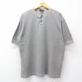 ウールリッチ 半袖Tシャツ ヘンリーネック グレー XL | 古着