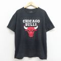 NBA シカゴブルズ デックローズ 1 半袖Tシャツ バスケットボール ブラック XL | 古着