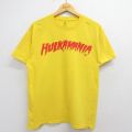 半袖Tシャツ ハルクホーガンプリント イエロー L | 古着