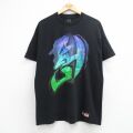 ワールドプロレスリング 半袖Tシャツ ジェフハーディープリント ブラック L | 古着