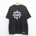 XL★古着 半袖 Tシャツ メンズ ワールドプロレスリング セスロリンズ コットン ブラック 26may27