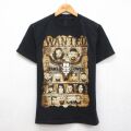 S★古着 半袖 Tシャツ メンズ ワールドプロレスリング 中邑真輔 ボビールード クルーネック ブラック 26jun04