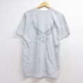 L★古着 半袖 Tシャツ メンズ ミリタリー USエアフォース リフレクター クルーネック USA製 グレー 霜降り 26jun11
