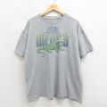 半袖Tシャツ 霜降り グレー メンズXL相当 | 古着