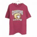 クリーブランド 半袖Tシャツ バーガンディ XL | 古着