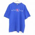 半袖Tシャツ カンザスジェイホークス ブルー XL | 古着