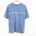 半袖Tシャツ 魚 ネイビー XL | 古着
