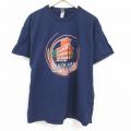 半袖Tシャツ トレードマーク ネイビー XL | 古着