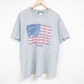 クレオラ 半袖Tシャツ 星条旗 グレー XL | 古着