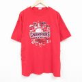 XL★古着 半袖 Tシャツ メンズ MLB ボストンレッドソックス ムーキーベッツ 大きいサイズ コットン クルーネック 赤 レッド メジャーリーグ ベースボール 野球 24apr10 中古