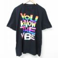 半袖Tシャツ VIBE ブラック XL | 古着