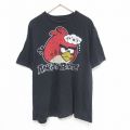 半袖Tシャツ アングリーバード ブラック XL | 古着