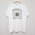 半袖Tシャツ ワシントンDC ホワイト XL | 古着