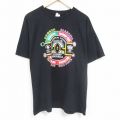 半袖Tシャツ フットボール ブラック XL | 古着