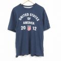 USAオリンピック 半袖Tシャツ ネイビー XL | 古着