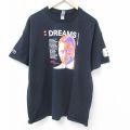 ポールロブスン 半袖Tシャツ DREAMS ブラック XL | 古着