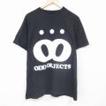 ODD OBJECTS 半袖Tシャツ ブラック XL | 古着