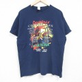 COASTER PARK 半袖Tシャツ ネイビー L | 古着
