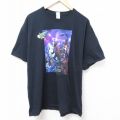 フルーツオブザルーム 半袖Tシャツ コミック ブラック XL | 古着
