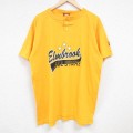 XL★古着 ウィルソン 半袖 Tシャツ メンズ Elmbrook 大きいサイズ ヘンリーネック 黄 イエロー 24jun19 中古