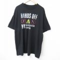 HANDS OFF 半袖Tシャツ ブラック XL | 古着