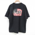 FJB 半袖Tシャツ 星条旗 ブラック XL | 古着