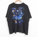 オオカミ 半袖Tシャツ ブラック XL | 古着