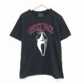 L★古着 半袖 Tシャツ メンズ 映画 スクリーム コットン クルーネック 黒 ブラック 25may21 中古