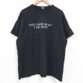 半袖Tシャツ YOU LOCK MEAN ブラック L | 古着