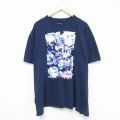 リップルジャンクション 半袖Tシャツ HYPERSONIC MUSIC CLUB ネイビー XL | 古着