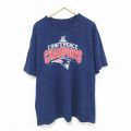 NFL ニューイングランドペイトリオッツ 半袖Tシャツ アメフト ネイビー XL | 古着