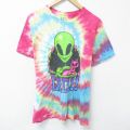 半袖Tシャツ エイリアン ピンクタイダイ M | 古着