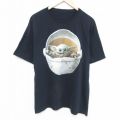 スターウォーズ 半袖Tシャツ ベビーヨーダ ブラック XL | 古着