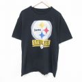 NFL ピッツバーグスティーラーズ 半袖Tシャツ アメフト ブラック XL | 古着