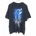 オオカミ 半袖Tシャツ ブラック XL | 古着