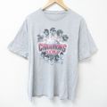 XL★古着 半袖 Tシャツ メンズ MLB ボストンレッドソックス 上原浩治 クルーネック グレー 霜降り 25jun07 中古