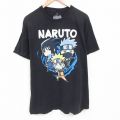 リップルジャンクション 半袖Tシャツ ナルト疾風伝 ブラック XL | 古着