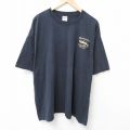 00s 半袖Tシャツ 魚 ブラック XL | 古着