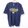 ミシガン 半袖Tシャツ ネイビー XL | 古着
