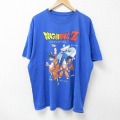 リップルジャンクション 半袖Tシャツ ドラゴンボールZ ブルー XL | 古着