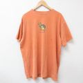半袖Tシャツ 犬 オレンジ XL | 古着