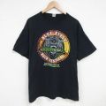XL★古着 フルーツオブザルーム 半袖 Tシャツ メンズ ロック バンド ブルーリッジロックフェスティバル スリップノット コットン クルーネック 黒 ブラック 25jun24 中古