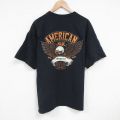 半袖Tシャツ 鳥 ブラック XL | 古着