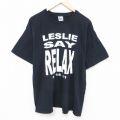 RELAX 半袖Tシャツ ブラック XL | 古着