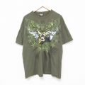 シカ 半袖Tシャツ グリーン XL | 古着