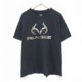 リアルツリー 半袖Tシャツ ブラック XL | 古着