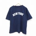 ニューヨーク 半袖Tシャツ ネイビー XL | 古着
