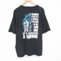 ヘインズ 半袖Tシャツ THRONE ブラック XL | 古着