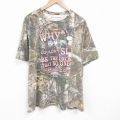 ダックダグナスティ 半袖Tシャツ 迷彩 ブラウン XL | 古着