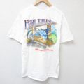 半袖Tシャツ 魚 ホワイト XL | 古着